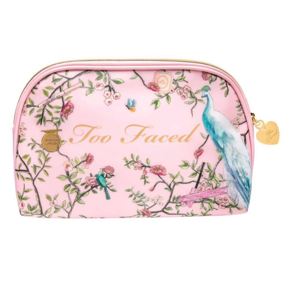 Too Faced Makeup Bag - Pink (New)